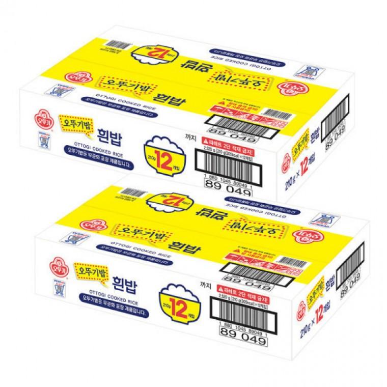 즉석밥 오뚜기 맛있는 밥 24입 (210g24개입)