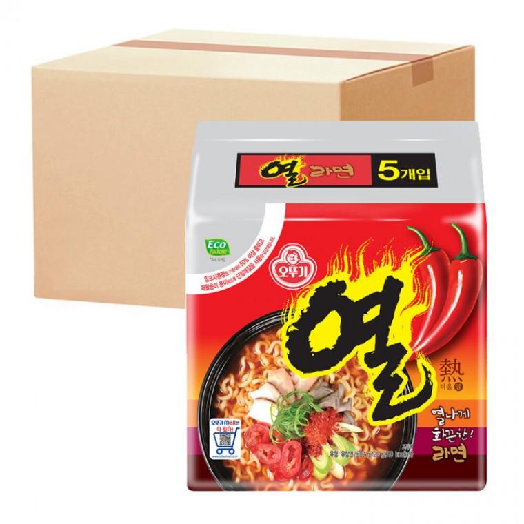 오뚜기 열라면 멀티팩(120g5개입) x 8팩(총40개입)