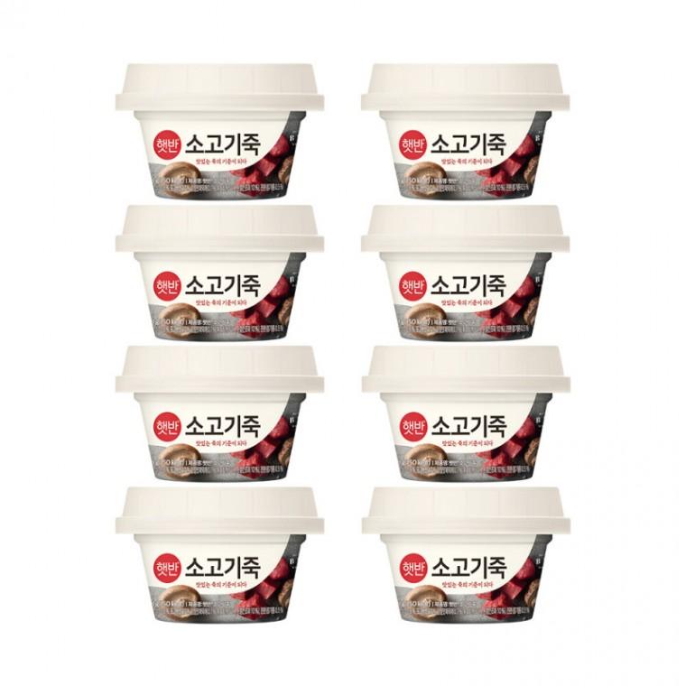 즉석밥 소고기죽268G 8개