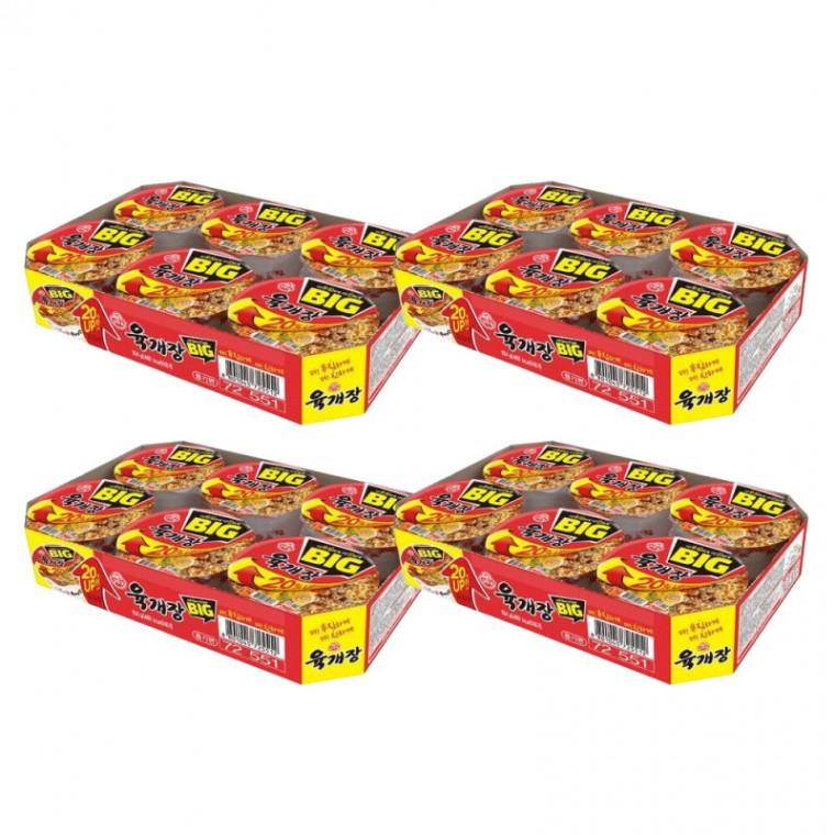오뚜기 육개장 사발면(104g6개입) x 4팩(총24개입)