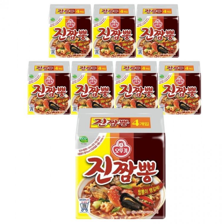 오뚜기 진짬뽕 멀티팩(130g4개입) x 8봉(총32개입)