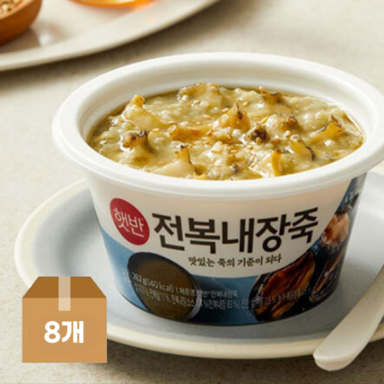 즉석밥 전복내장죽267G 8개