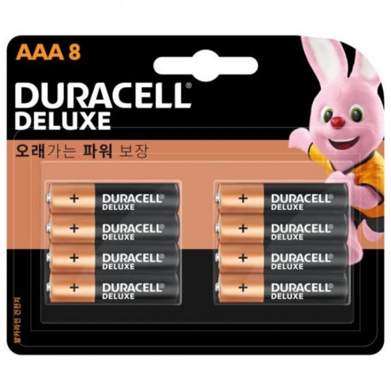 듀라셀 건전지 AAA8 LR03 8입 갑 10개 오래가는 파워 고성능