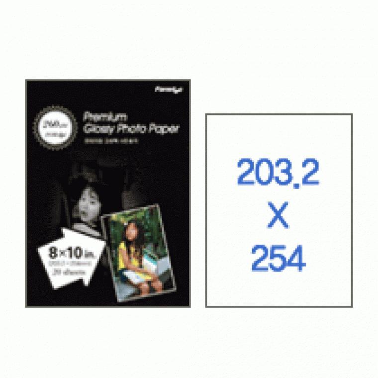 폼텍 프리미엄 고광택 포토용지 IH-3810 (260g/8x10/20매)