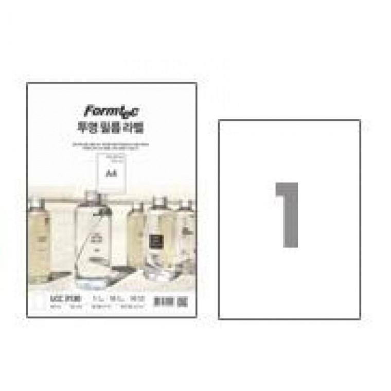 폼텍 레이저 투명 라벨 LCC-3130 (1칸/10매)
