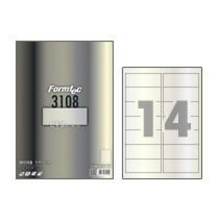 폼텍 레이저 반투명 라벨 LC-3108 (10매/14칸)