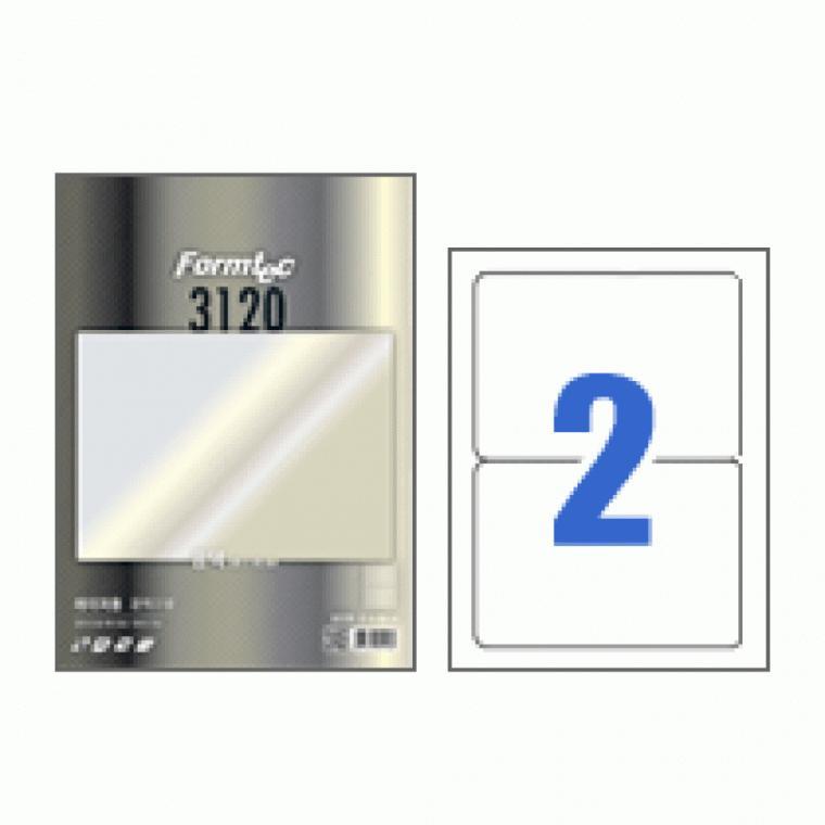 폼텍 레이저 광택 라벨 LB-3120 (100매/2칸)