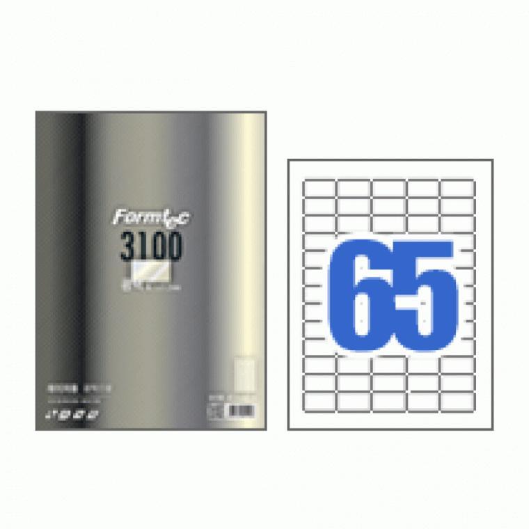 폼텍 레이저 광택 라벨 LA-3100 (20매/65칸)