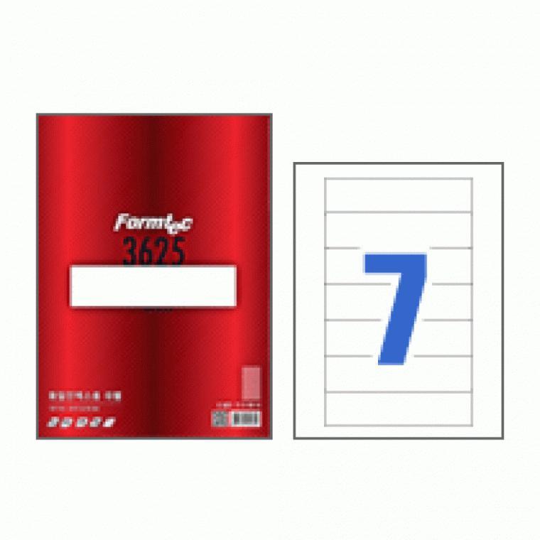 폼텍 화일인덱스용 라벨 LQ-3625 (20매/7칸)