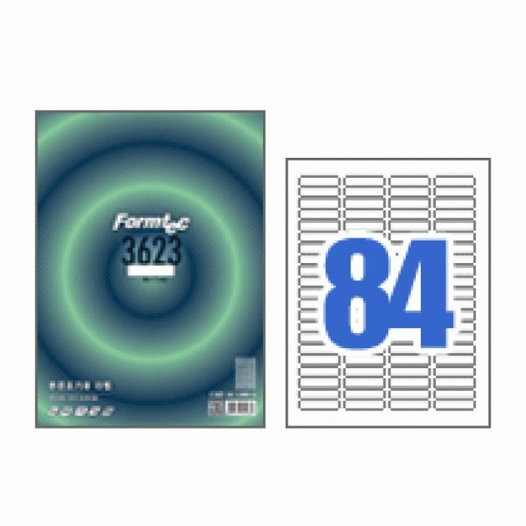 폼텍 분류표기용 라벨 LQ-3623 (20매/84칸)