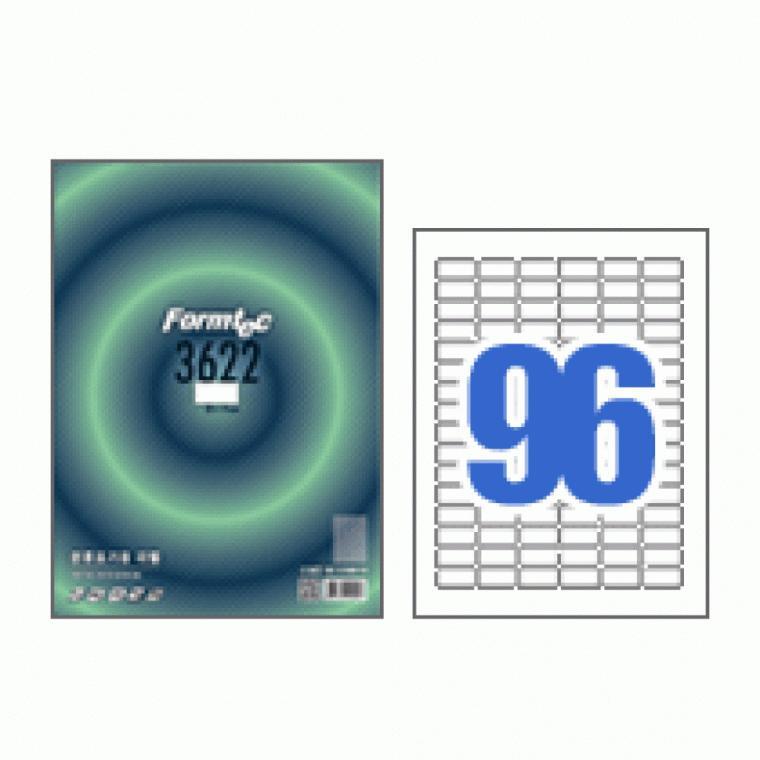 폼텍 분류표기용 라벨 LS-3622 (100매/96칸)
