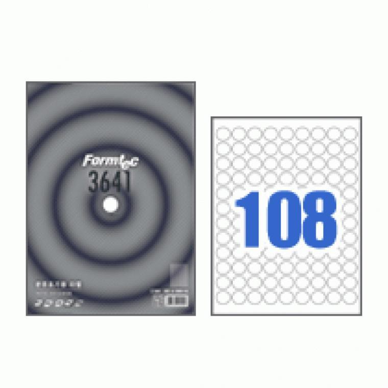 폼텍 분류표기용 라벨 LQ-3641 (20매/108칸)