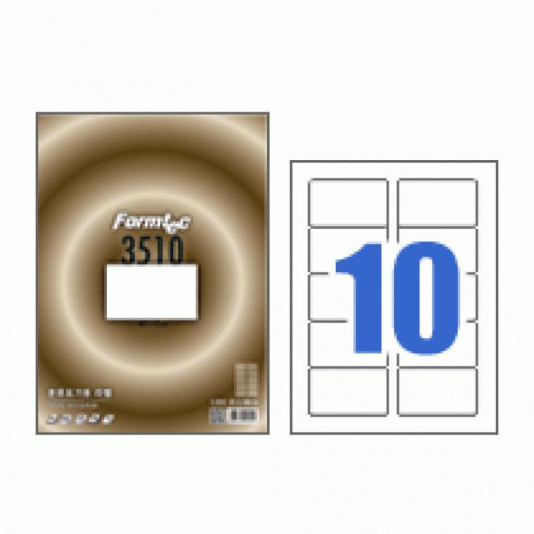 폼텍 분류표기용 라벨 LQ-3510 (20매/10칸)