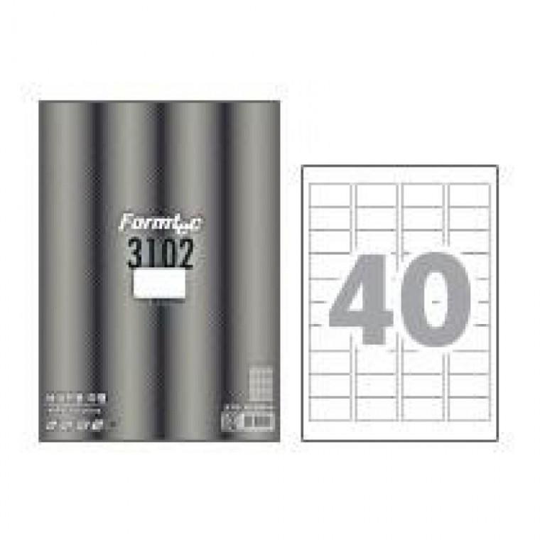 폼텍 바코드용 라벨 LS-3102 (100매/40칸)