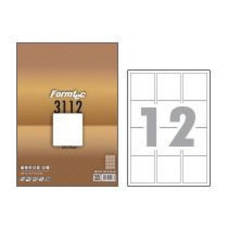 폼텍 물류관리용 라벨 LQ-3112 (20매/12칸)