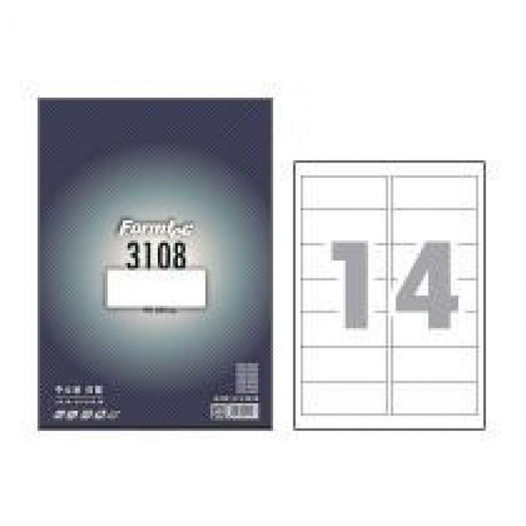 폼텍 주소용 라벨 LS-3108 (100매/14칸)
