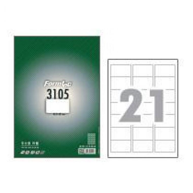 폼텍 주소용 라벨 LS-3105 (100매/21칸)