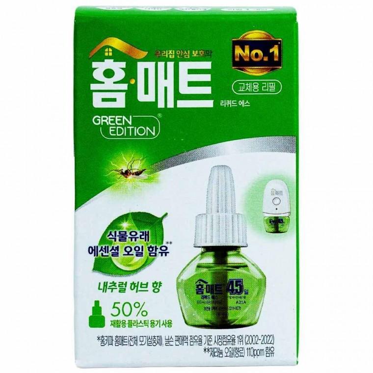 홈매트 리퀴드 에스 액체 전자모기향 리필 29ml-내추럴 허브향