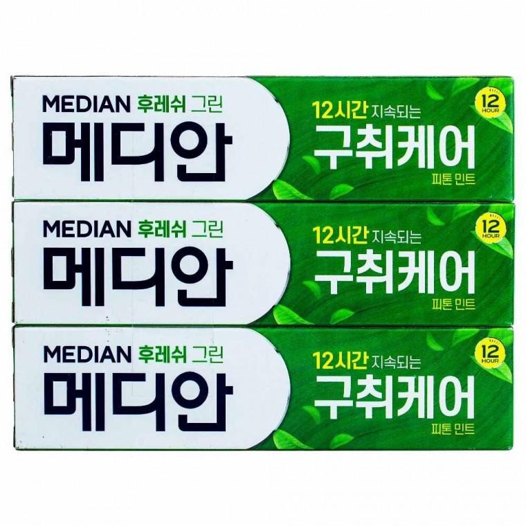 메디안 구취케어 후레쉬 그린 치약 120g x 3개입(134188)