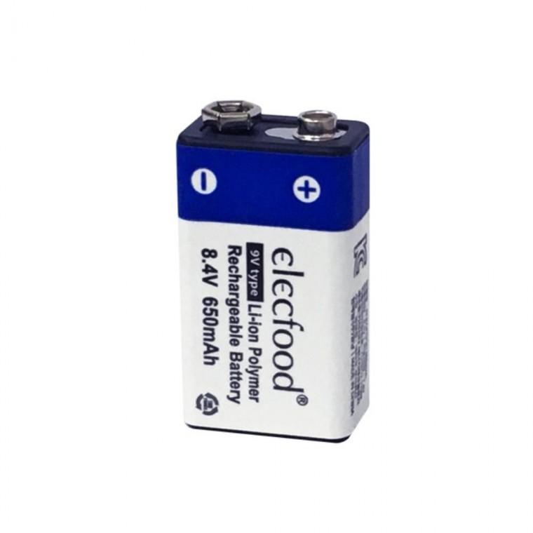리튬폴리머 배터리 사각 9V 충전지 건전지 1.2V RTU