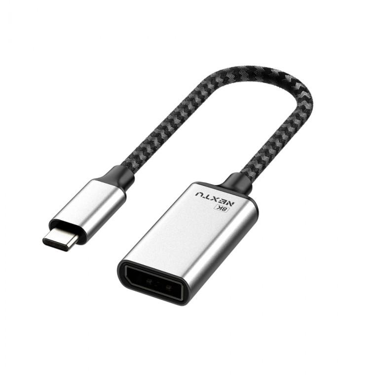 USB C타입 to 8K DP 컨버터 노트북 게이밍 전자파차단 8K60Hz OTT지원 듀얼모니터 화면 전환 확장 미러모드