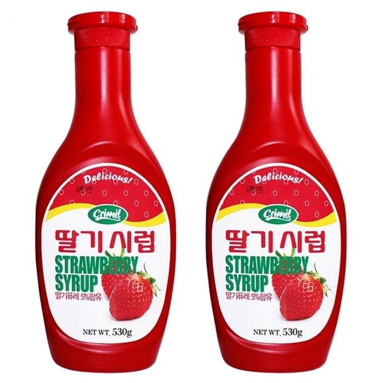 딸기시럽 530gx2개