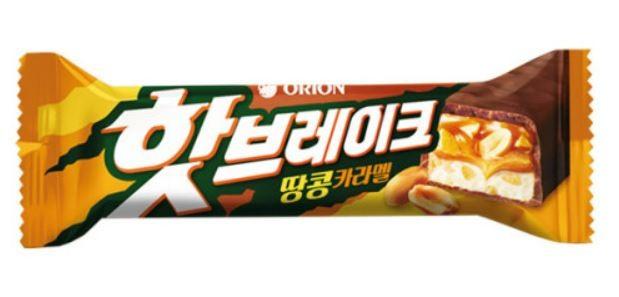 오리온 핫브레이크 땅콩카라멜 45g X 15입