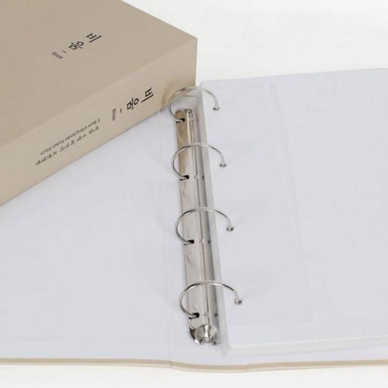 32000 모닝글로리 35매 4x6 바인더 포켓앨범 베이지 32000
