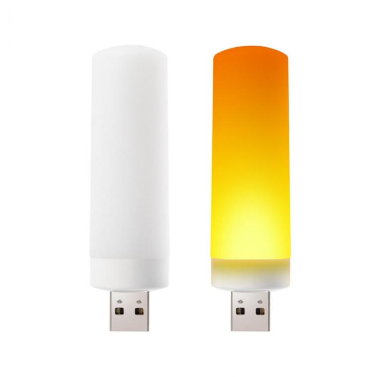 USB 휴대용 불멍 무드등 감성 램프 야외 조명