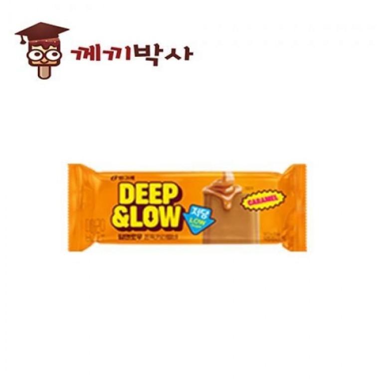 아이스크림 딥앤로우 쫀득카라멜바40입