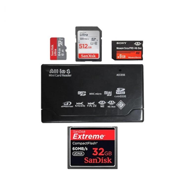 루미나D smj 올인원 usb 2.0 카드 멀티리더기 블랙 6슬롯