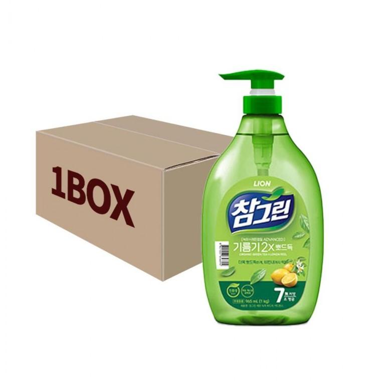 루미나D 기름기 뽀드득 주방세제 용기 1kg 12입 참그린