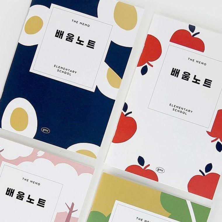 초등학생배움노트 깔끔한 초등학생 5P 공책 중철 정리