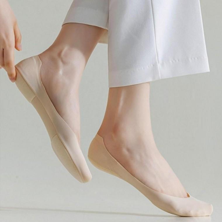 쿠션 발꿈치 삭스 미끄럼방지 심플덧신 페이크 여자 심플덧신 양말