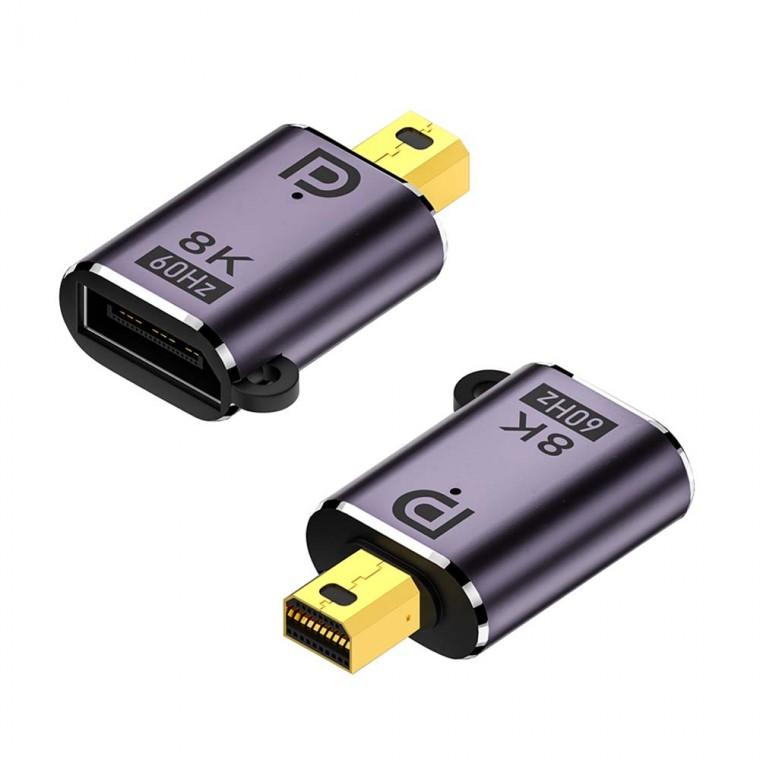 8K DP 컨버터 변환젠더 PC 노트북 모니터 TV 데스크탑 고화질 60Hz 키홀더 고리