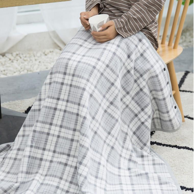 여름철 에어컨 바람차단 무릎담요 냉방병 방지 학생 단추담요