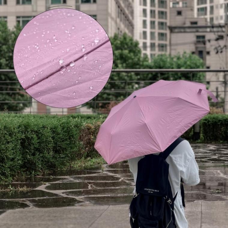 암막 미나양산 양산겸용 양우산 자동 핑크