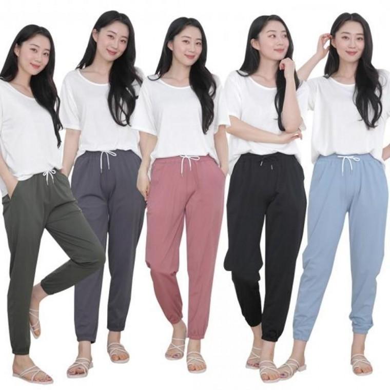 아이스 팬츠 여성 츄리닝 트레이닝 운동복 냉감 여자 바지 스판