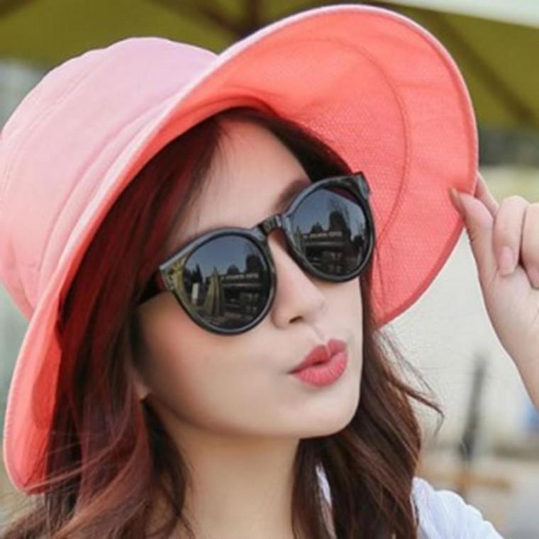 자외선차단 리본포인트 썬캡 레이스 썬캡모자 여름모자 등산모자