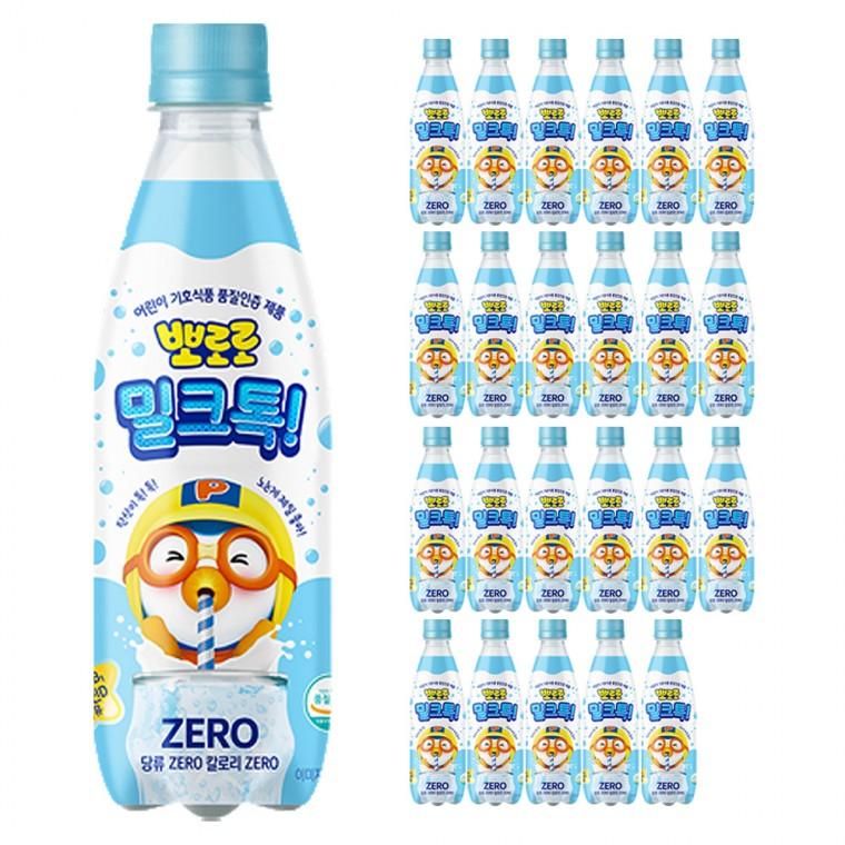 팔도 뽀로로 제로 밀크톡 335ml x 24개