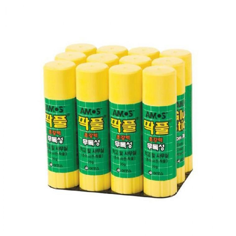 12개 공예풀 공작풀 35g 색종이 딱풀