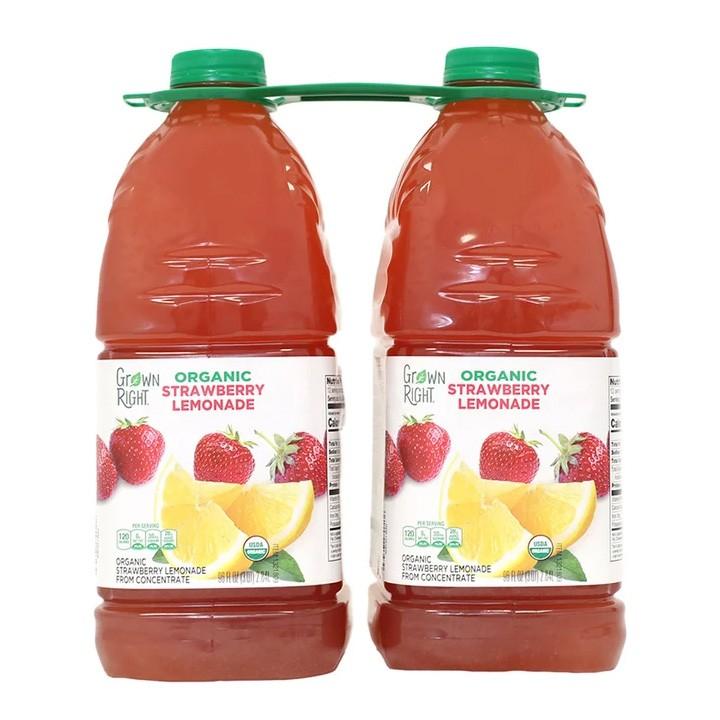 Grown Right 유기농 딸기 레몬에이드 2.84L x 2