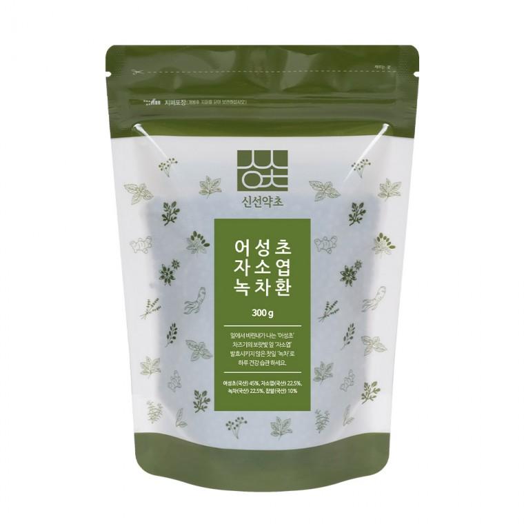신선약초 국산 어성초자소엽녹차환 300g 어자녹환
