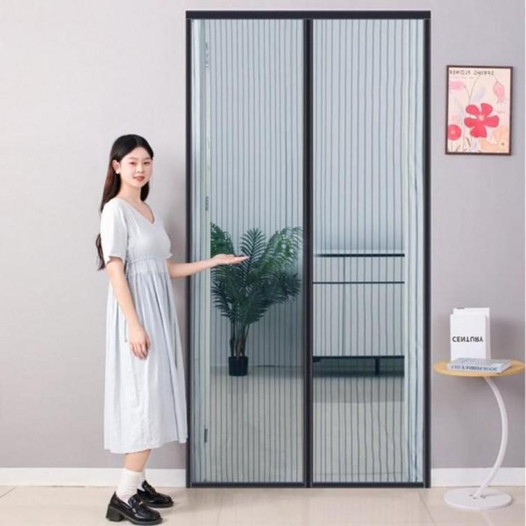 자석방충망 모기장 현관문 도어 방충망 100x210cm 셀프