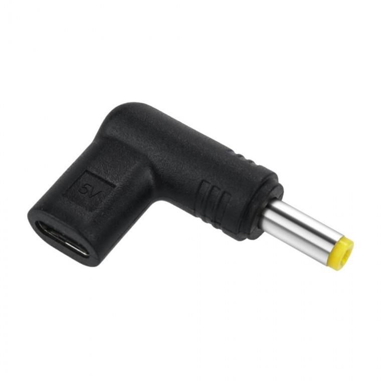 타입C to DC 변환젠더 5V PD 4.8 x 1.7 노트북