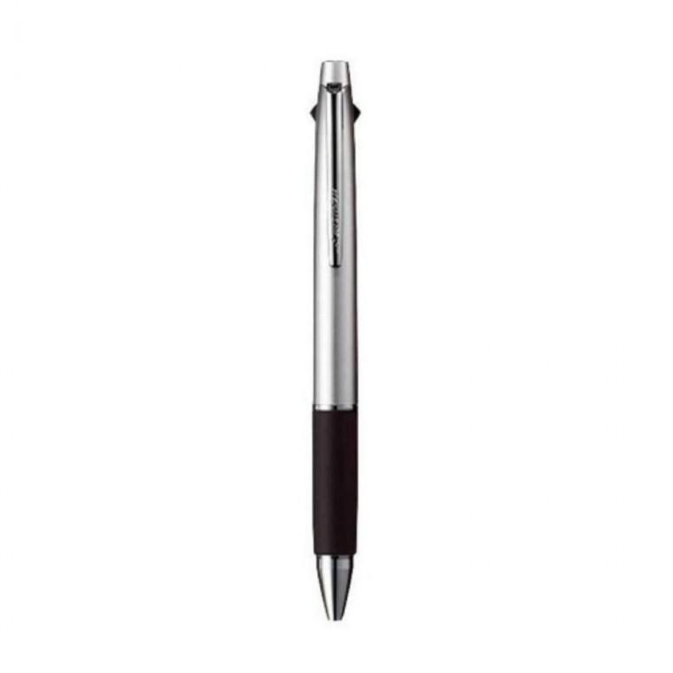 유니 제트스트림 3색 볼펜 0.7mm 실버 1팩 10개입 필