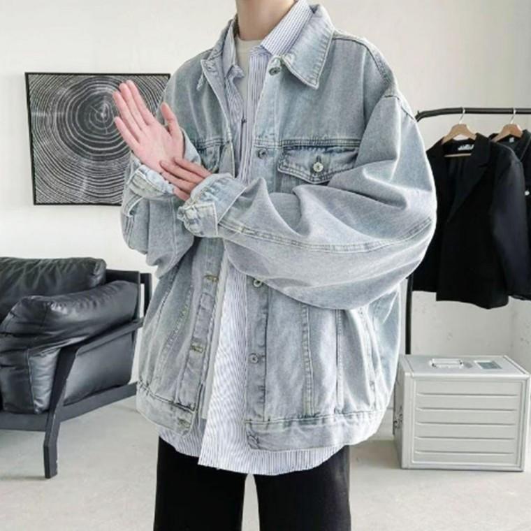 데일리 남성재킷 연청자켓 라이트 데님 자켓