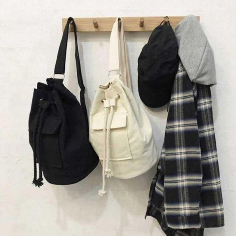 크로스 여행 캐주얼 버킷 슬링백 필수템 스타일 가방
