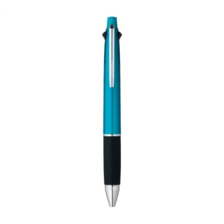 유니 제트스트림 4+1 4색 볼펜 샤프 0.7mm 라이트블루