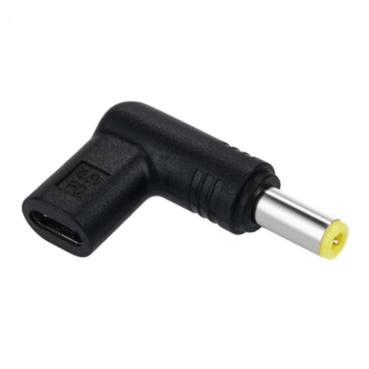 C타입 to DC 변환젠더 19.5V PD 5.5 x 2.5 노트북